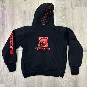 Ripzone black snowboarding fleece lined sweatshirt